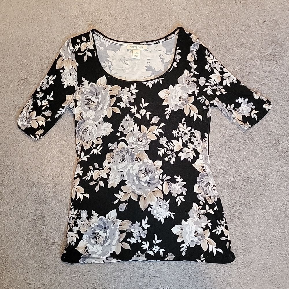 WHBM floral shirt